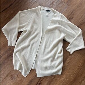 Lulu's Cream Open-Front Cardigan